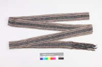 麻織黑紋腰帶藏品圖，第2張