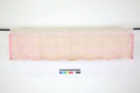 紅紫地刺繡金魚紋門簾藏品圖，第2張