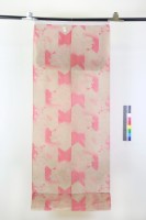 白粉印花地刺繡竹燕紋門簾藏品圖，第2張