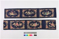 深藍地刺繡花果紋宮燈圍罩-2藏品圖，第1張