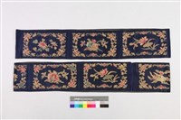 深藍地刺繡花果紋宮燈圍罩-2藏品圖，第2張