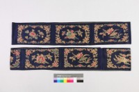 深藍地刺繡花果紋宮燈圍罩藏品圖，第2張