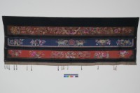 黑地彩繡龍鳳麒麟紋神帳藏品圖，第1張