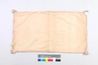 米黃緞白鶴花卉枕套藏品圖，第2張