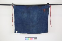 紅絨地彩繡立體龍紋桌圍藏品圖，第2張