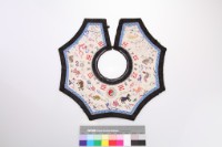 白綢地十二生肖八卦雲肩 藏品圖，第1張