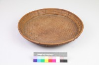 籐編圓形盤 藏品圖，第1張
