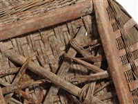 竹編提籃藏品圖，第9張