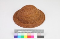 籐編頭人帽藏品圖，第1張