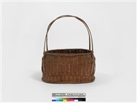 竹編鐮刀籃藏品圖，第3張