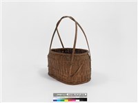 竹編鐮刀籃藏品圖，第4張