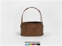 竹編鐮刀籃藏品圖，第5張