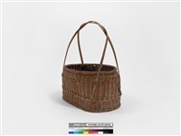 竹編鐮刀籃藏品圖，第6張