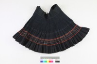 貴州黃平亻革家古老麻布繡花百褶裙藏品圖，第2張