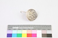 貴州丹寨苗族女盛裝-圓形髮飾藏品圖，第1張