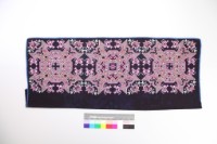 貴州貴陽黑底挑花繡片藏品圖，第1張