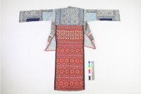 貴州普定苗族蠟花挑花女盛裝衣藏品圖，第2張