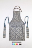貴州黃平亻革家蠟染胸兜   藏品圖，第1張