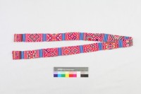 雲南建水苗族女盛裝-頭帶藏品圖，第2張