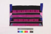 貴州安順苗族女盛裝-壓背花飾藏品圖，第1張