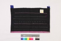 貴州安順苗族女盛裝-壓背花飾藏品圖，第2張