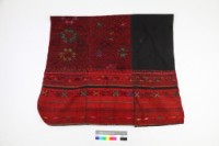 雲南德宏景頗族毛織盛裝女筒裙藏品圖，第2張