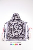 貴州黃平亻革家蠟染女子胸兜藏品圖，第2張