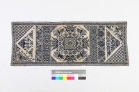 廣西三江侗族挑花鳥紋頭帕藏品圖，第1張