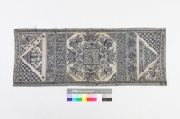 廣西三江侗族挑花鳥紋頭帕藏品圖，第2張