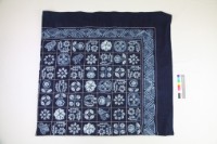 雲南大理現代紮染加縫線床單藏品圖，第2張