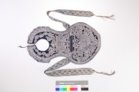 貴州黃平亻革家蠟染幼童圍兜藏品圖，第1張