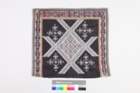 貴州從江侗族繡花揹扇拼片 藏品圖，第1張