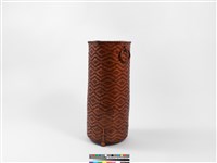 竹籐斜紋編雙耳圓藏品圖，第4張