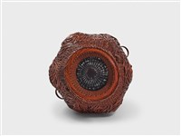 「亂中有緒」竹編玫瑰紋花器藏品圖，第6張