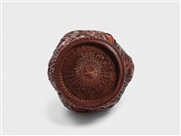 「亂中有緒」竹編玫瑰紋花器藏品圖，第7張