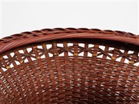 「亂中有緒」竹編玫瑰紋花器藏品圖，第8張