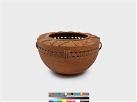 葉紋籐編花器 藏品圖，第4張