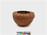 葉紋籐編花器 藏品圖，第6張