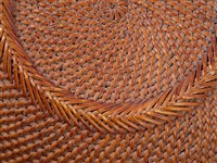 葉紋籐編花器 藏品圖，第12張