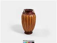 竹編矢紋橄欖形花器藏品圖，第5張