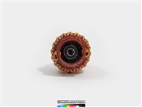 竹編矢紋橄欖形花器藏品圖，第7張