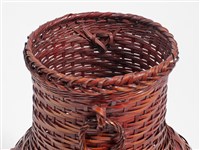 竹編自由紋花器 藏品圖，第11張