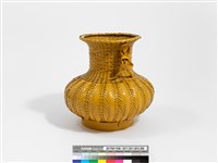 竹編矢紋瓶形花器藏品圖，第4張