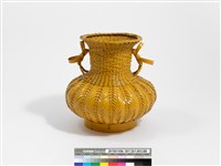 竹編矢紋瓶形花器藏品圖，第5張