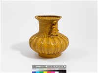 竹編矢紋瓶形花器藏品圖，第6張