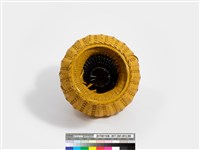 竹編矢紋瓶形花器藏品圖，第7張