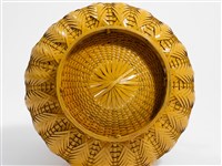 竹編矢紋瓶形花器藏品圖，第9張