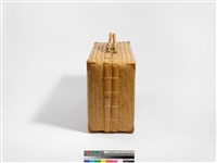 竹編方形手提行李箱藏品圖，第4張