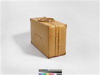 竹編方形手提行李箱藏品圖，第6張