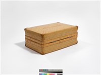 竹編方形手提行李箱藏品圖，第9張
